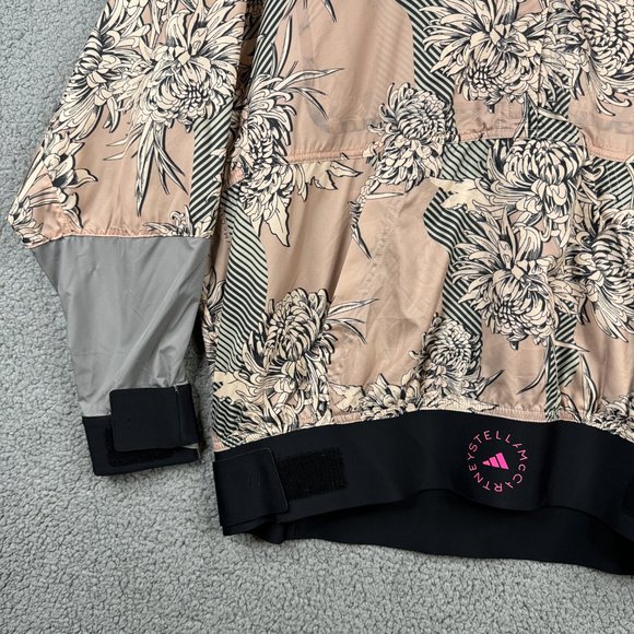 Adidas by Stella McCartney Jacket S Future Playground Half Zip Floral Printed - Picture 12 of 15